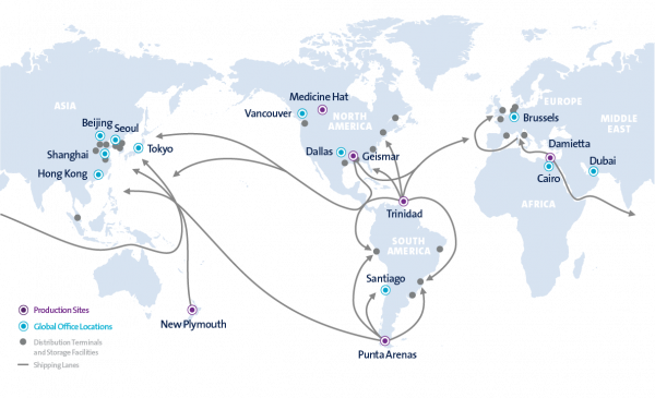 Trade Routes Map – Waterfront Shipping